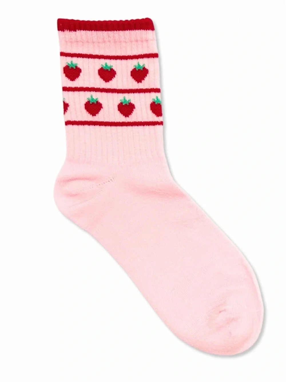 Strawberry Shortcake Mid-Crew Socks, 2-Pack